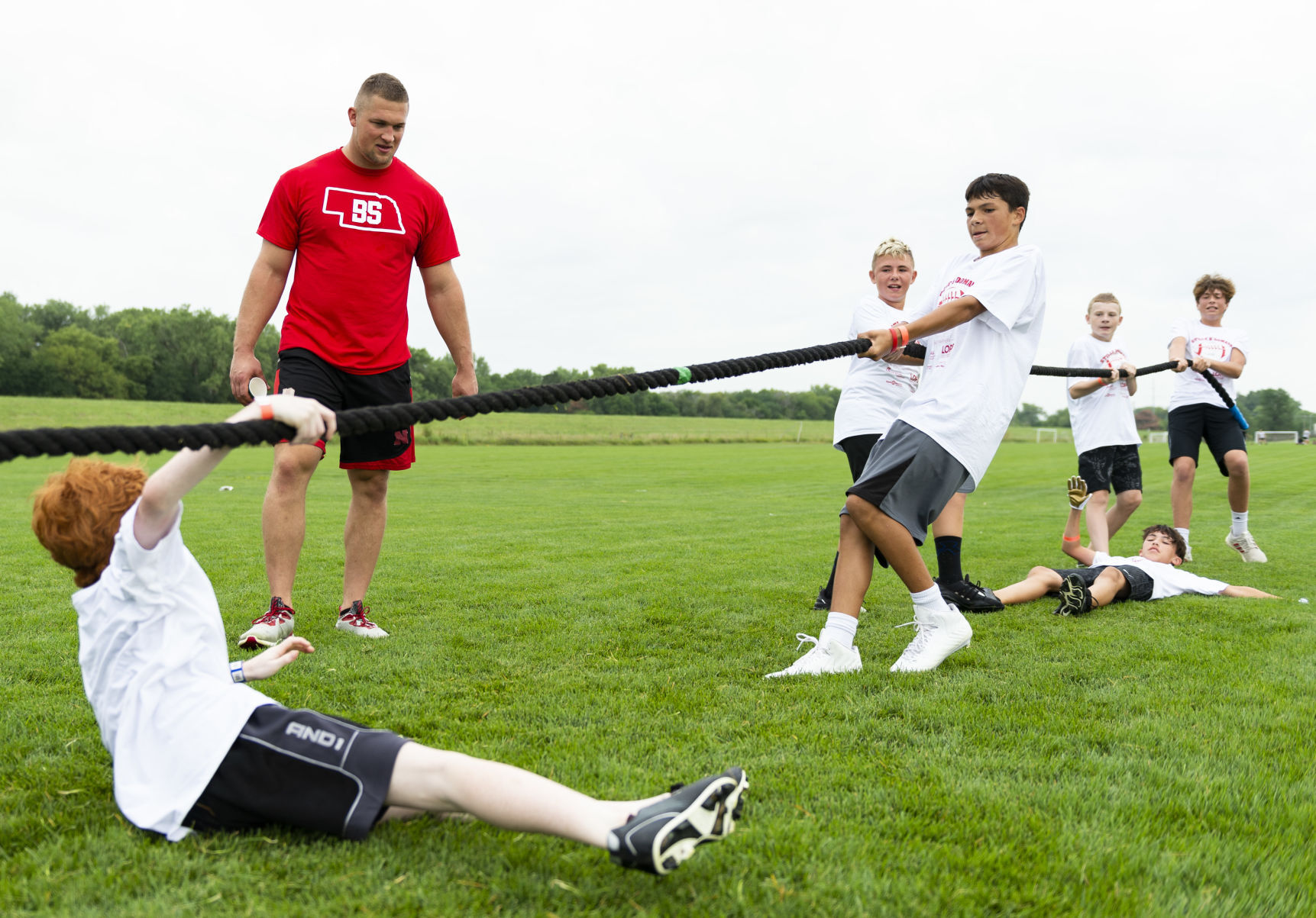 Stille and Domann youth football camp, 7.17